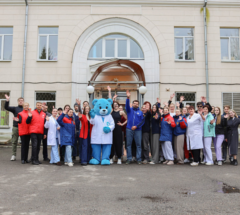 Коллективная зарядка в ГНЦ ФМБЦ им. А. И. Бурназяна ФМБА России: движение к здоровью